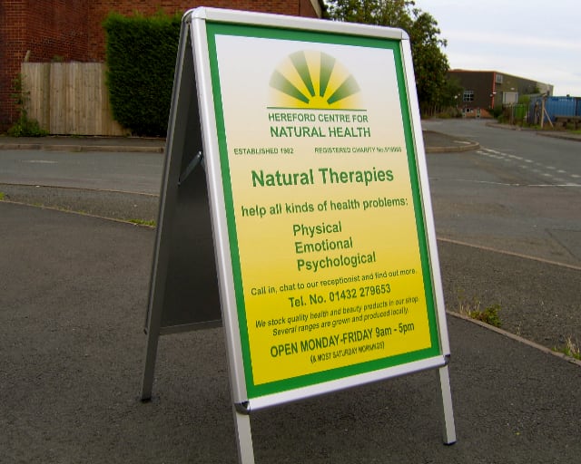 An example of Vinyl and A board